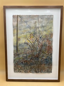 15x22" Joesph Wienzettle "Along US 19" Painting