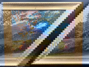 Original 10x13" C.F. Martin Painting