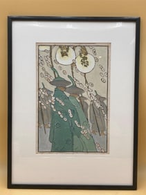 10x14" Betha Lum " Wedding Procession" Woodcut