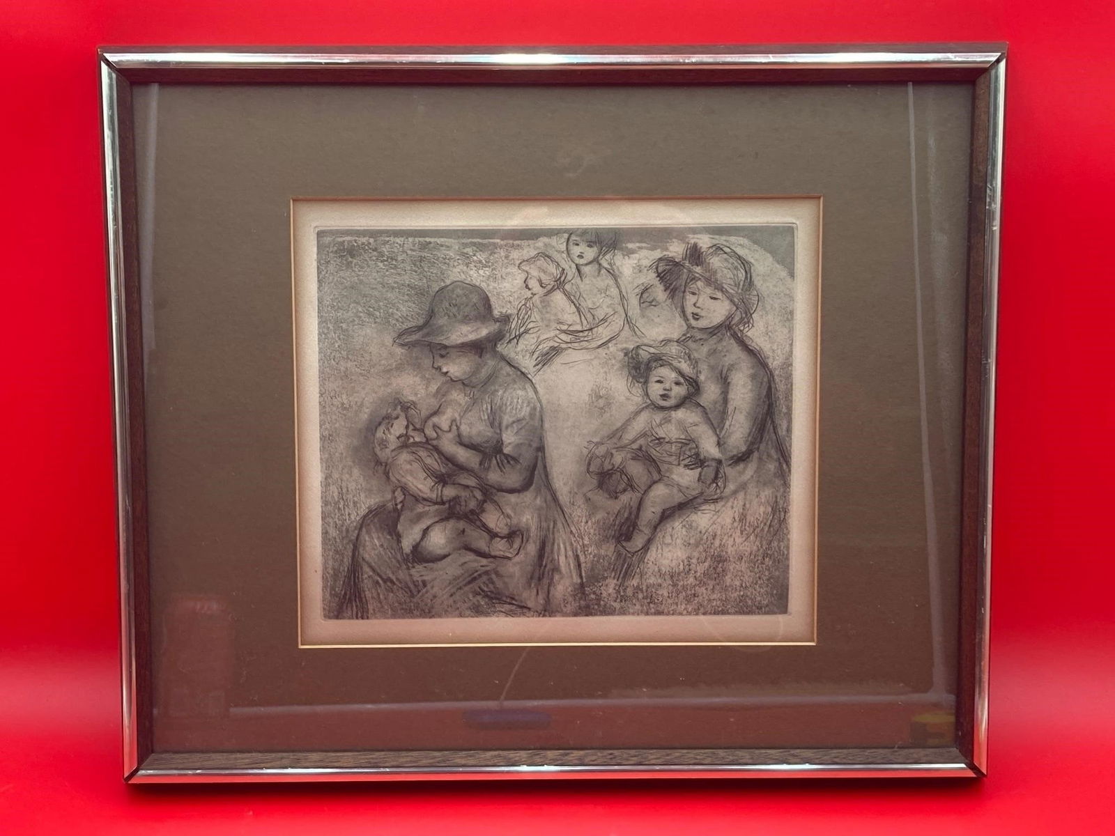 Pierre-Auguste Renoir Three Mothers Etching (1 of 7)