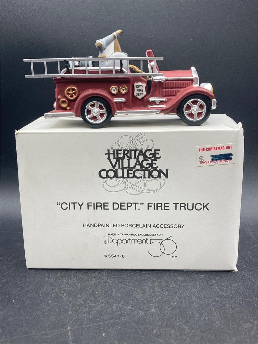 Department 56 City Fire Dept. Fire Truck (1 of 8)