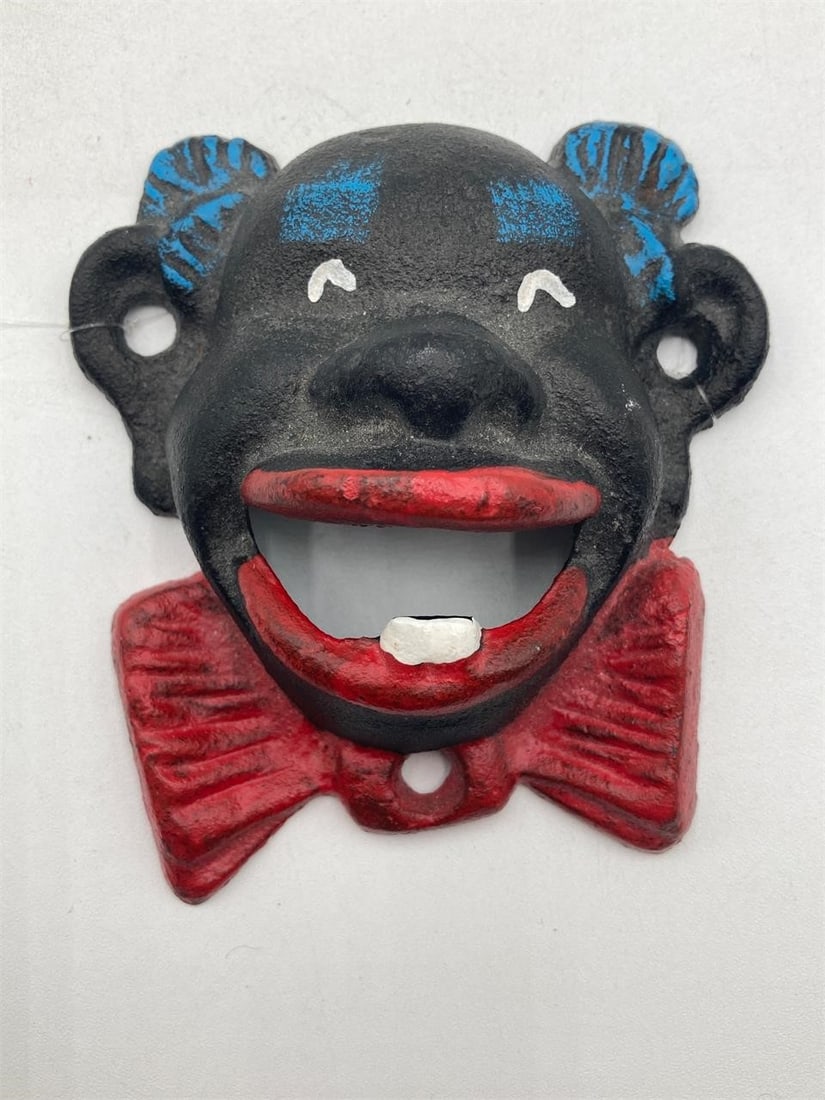 Cast Iron Black Americana Bottle Opener (1 of 5)