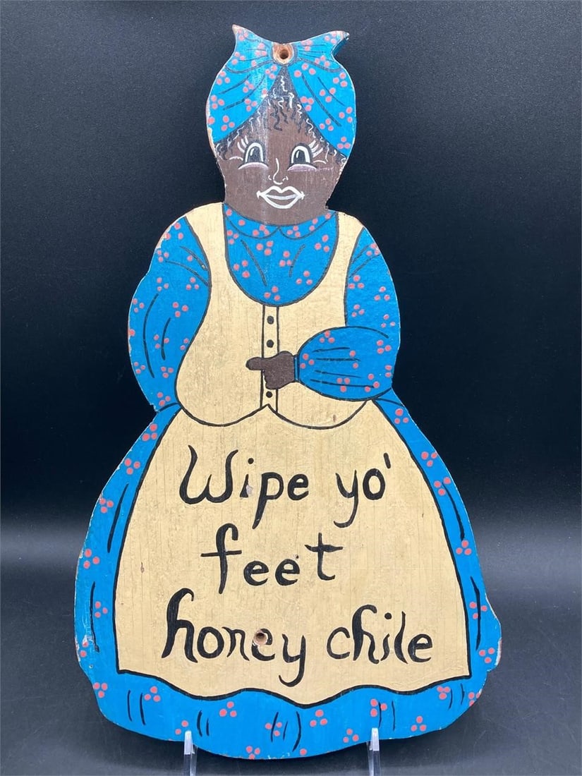 Vintage Black Americana Front Door Sign (1 of 6)