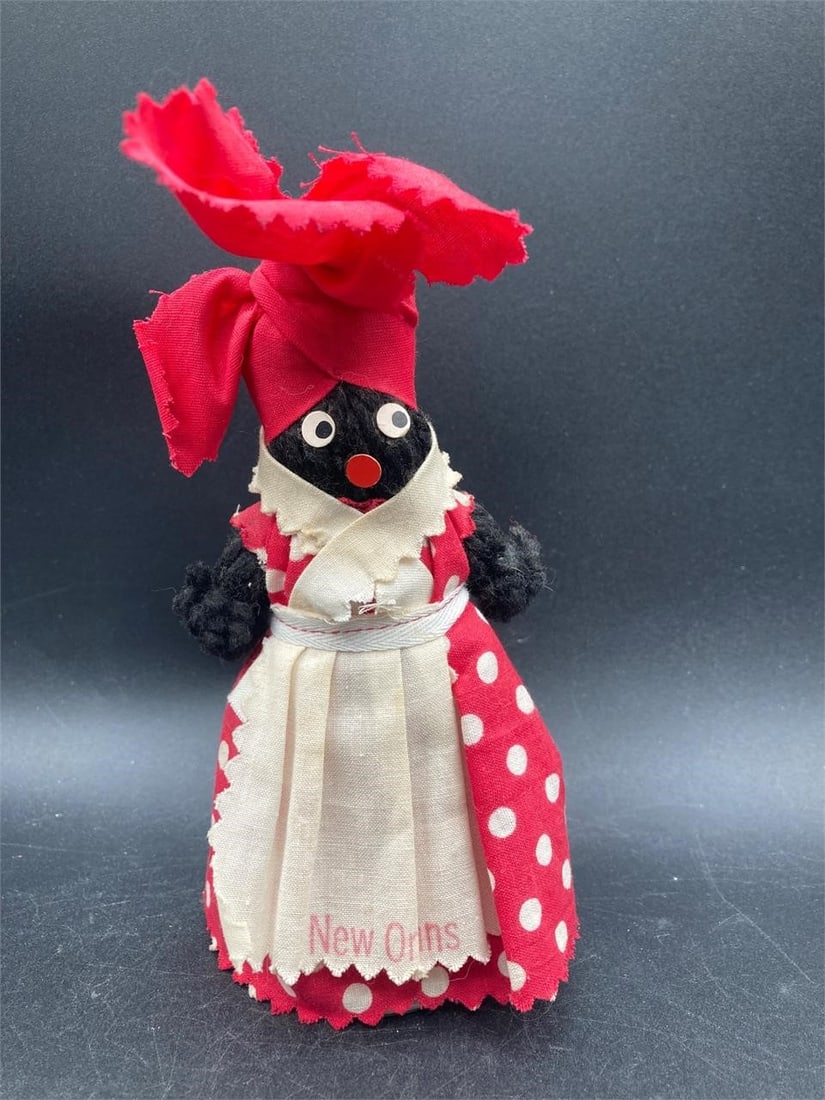 Vintage Black Americana Dinner Bell (1 of 6)