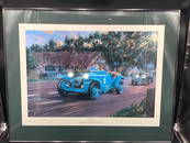 Framed Nicholas Watts "Spirit Of Le Mans" Print
