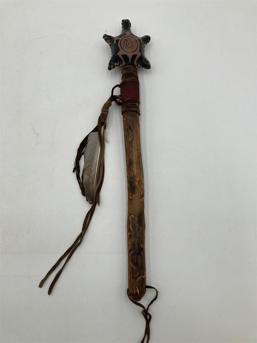 Navajo Ceremonial Rawhide Rattle (1 of 6)