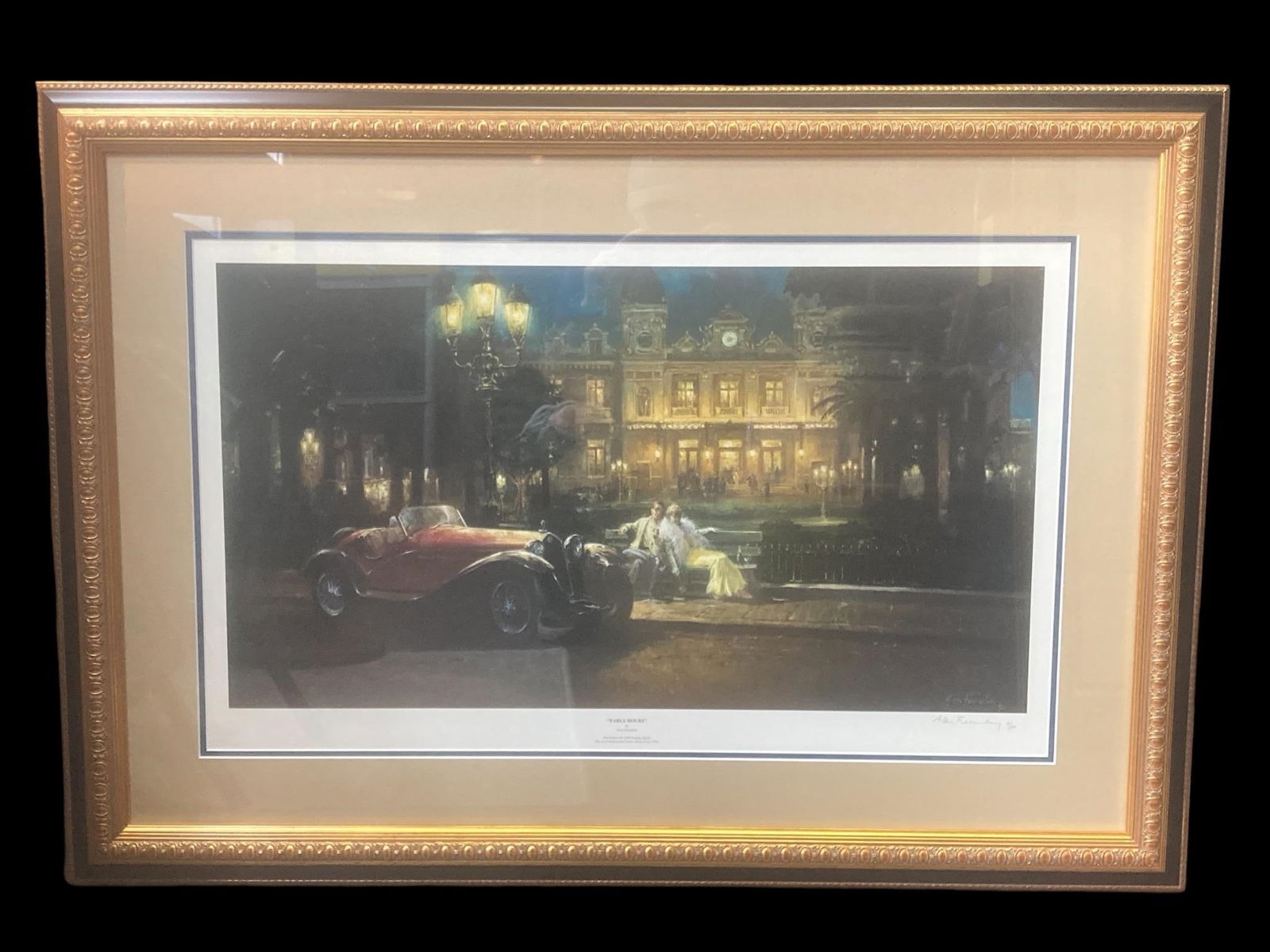 Signed 18x30" Alan Fearnley "Early Hours" Print (1 of 9)