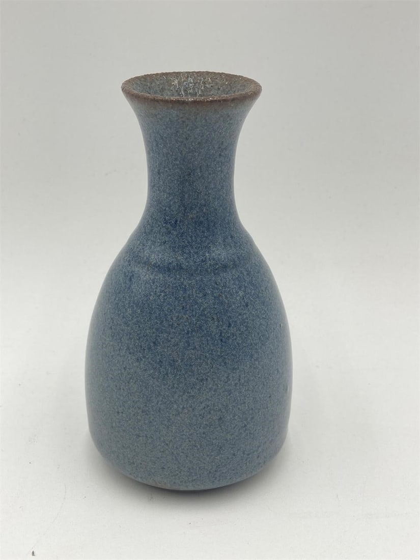 Casey Willems Studio Pottery Blue Vase (1 of 6)