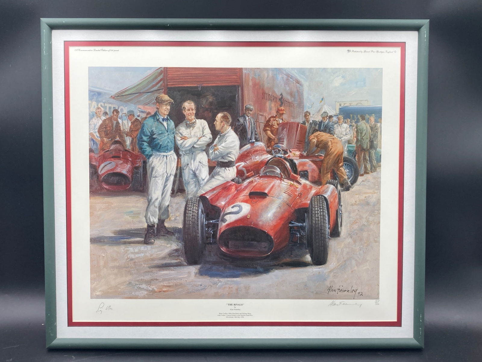 Signed 18"x22" Alan Fearnley "?The Rivals" Print (1 of 9)