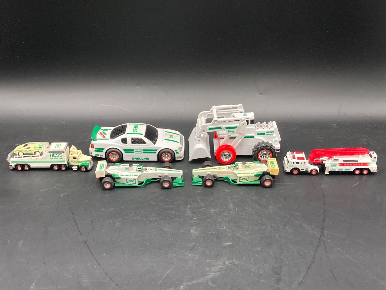 Miniature Hess Trucks and Race Cars Set (1 of 8)