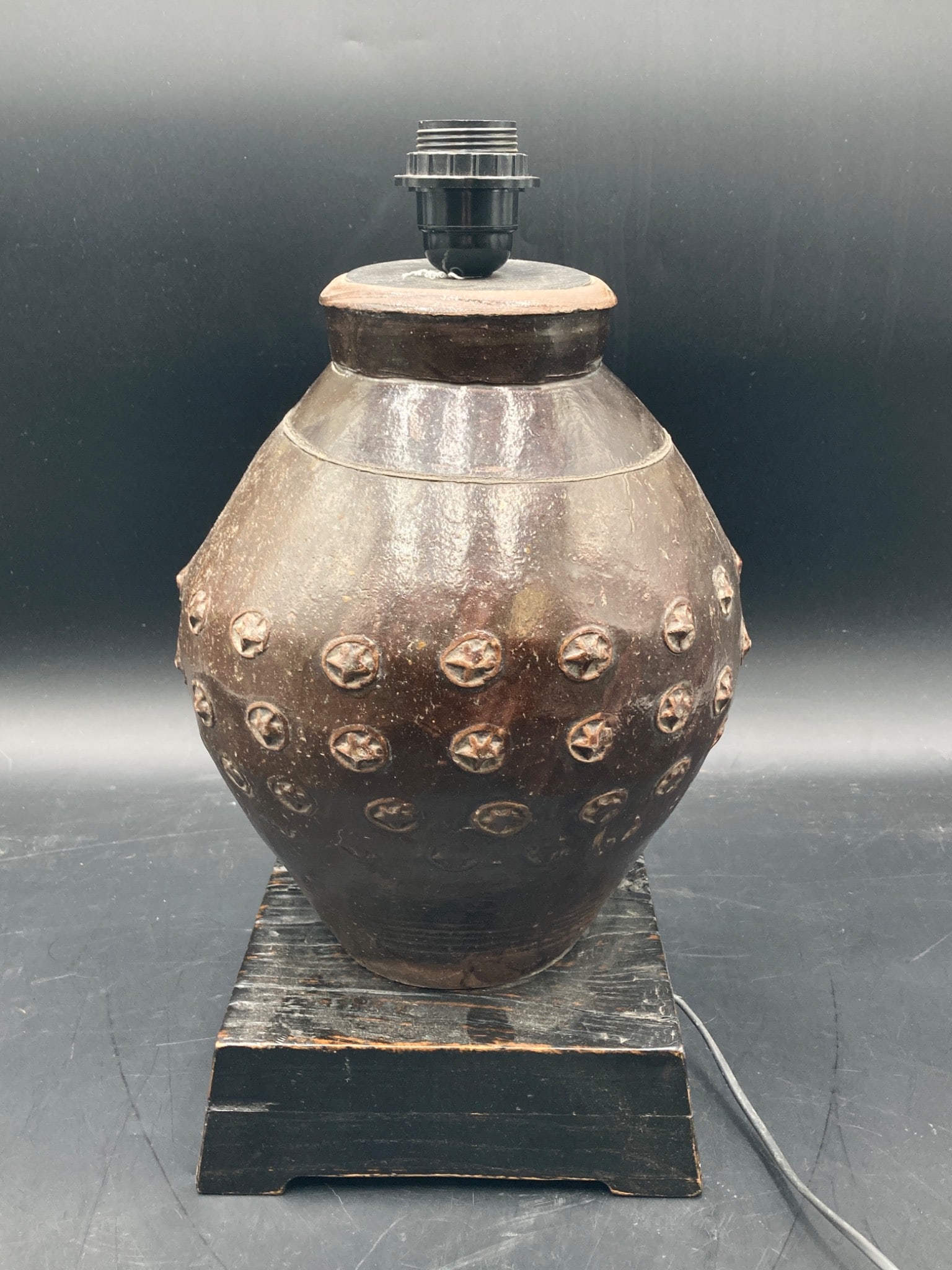 Vintage Ceramic Vase Table Lamp (1 of 7)