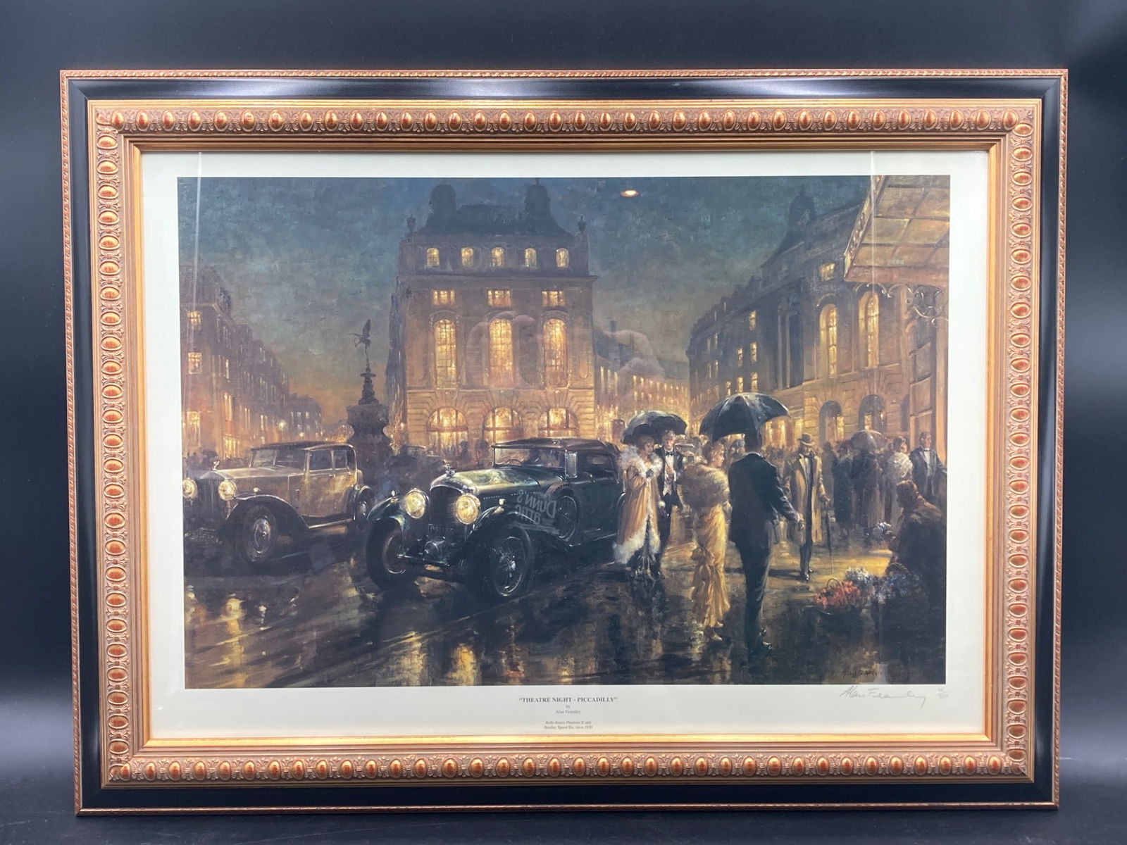 Alan Fearnley Signed Print ‘Theatre Night - Piccadilly' (1 of 9)