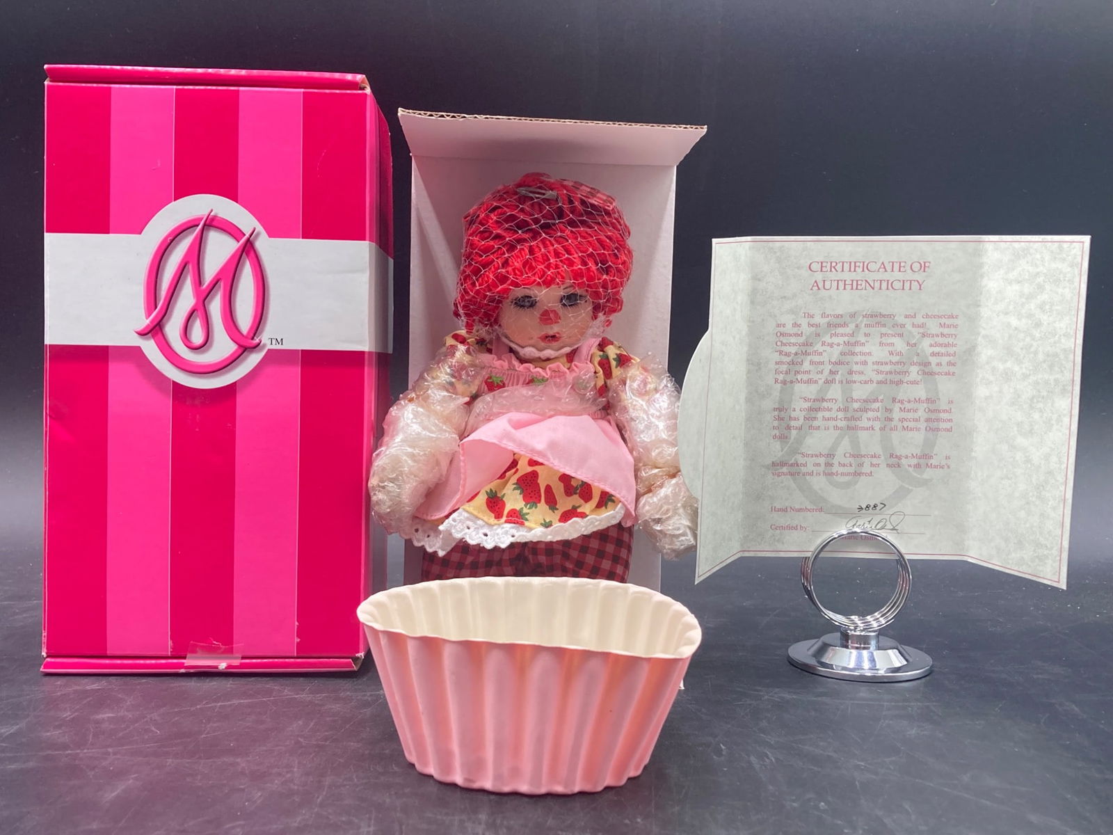 Marie Osmond Strawberry Cheesecake Rag-a-Muffin Doll (1 of 7)