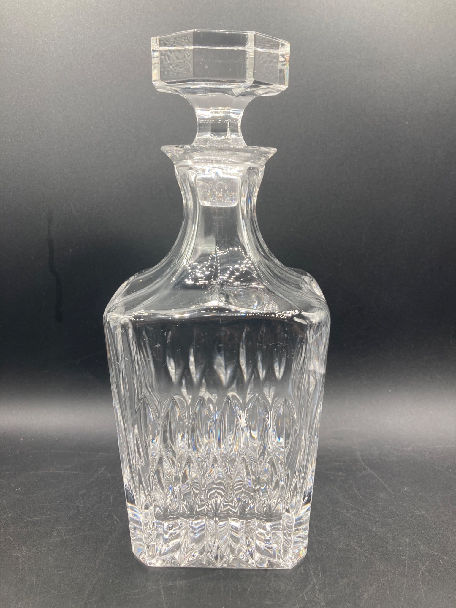 Vintage Aletha Cut Lead Crystal Glass Decanter (1 of 6)