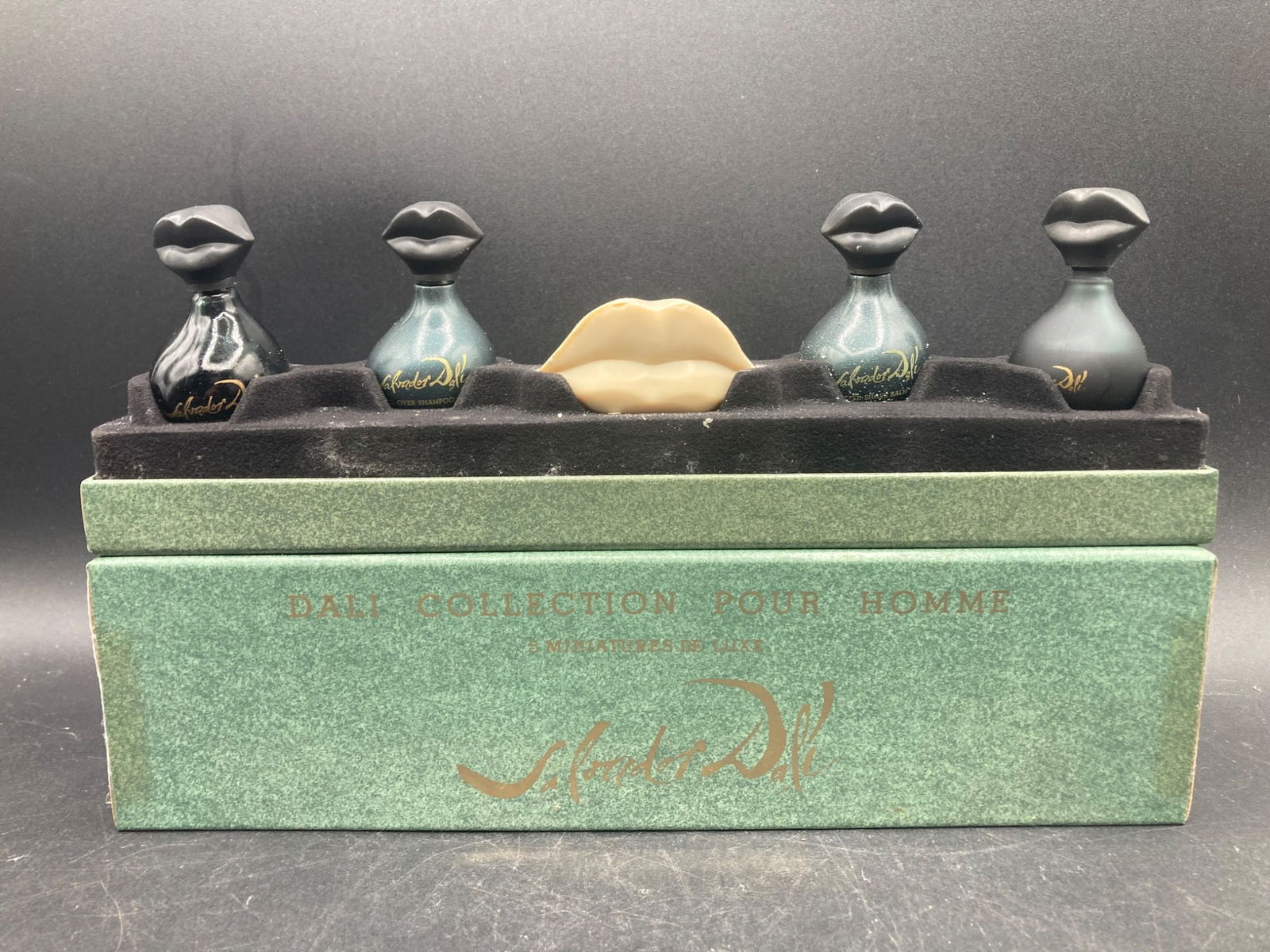 Vintage Salvador Dali Pour Homme 5 Mini Bottle Sample Set (1 of 11)