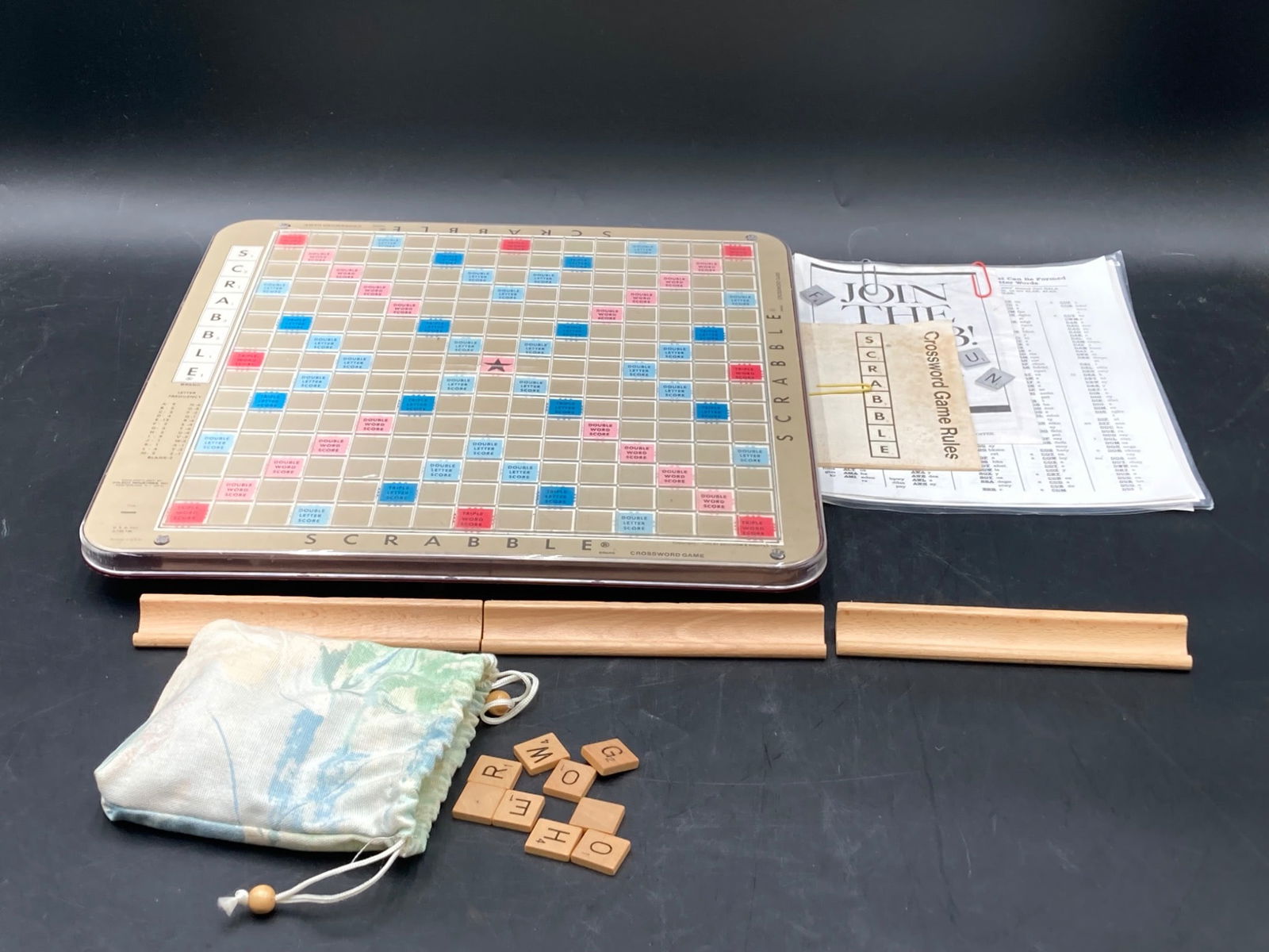 Vintage 1948 Scrabble Board Game Set (1 of 8)