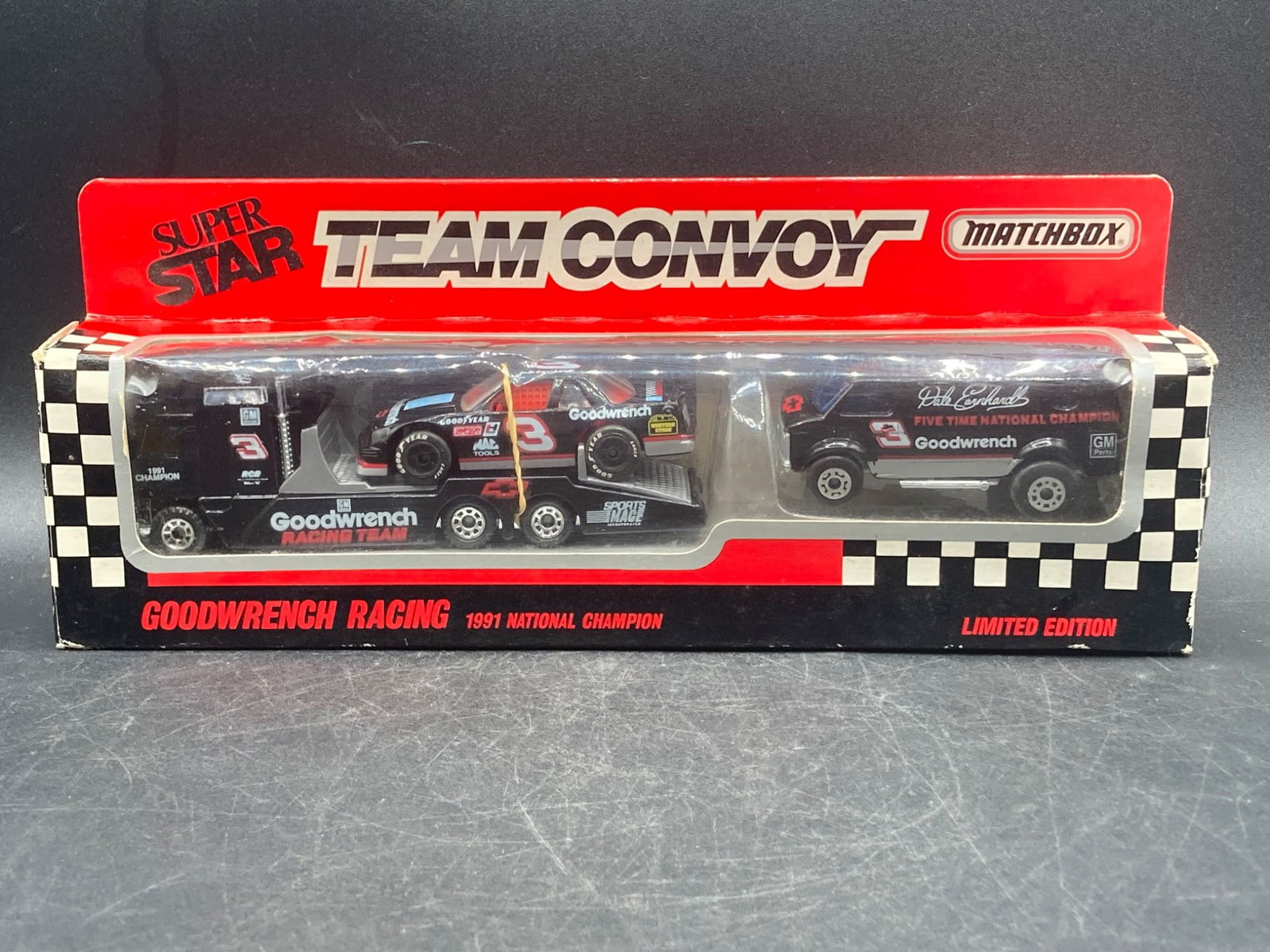 Matchbox Super Star Team Convoy Goodwrench Racing 1991 National Champion Die Cast (1 of 6)