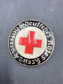 WWII German Red Cross Samaritan Pin, Deutsches Rotes Kreuz