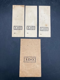 WWII German LDO Packet With Pin Slips
