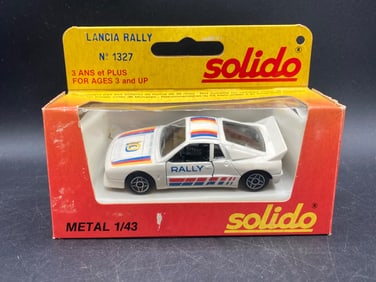 Solido 1/43 Lancia Rally Diecast Model With Box, No. 1327
