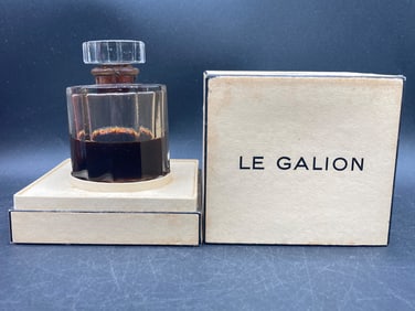 Vintage Le Galion 3 Ounce Perfume Bottle with Original Box