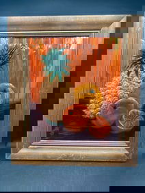 Pineapple & Fruit Copper Still Life Wall Art