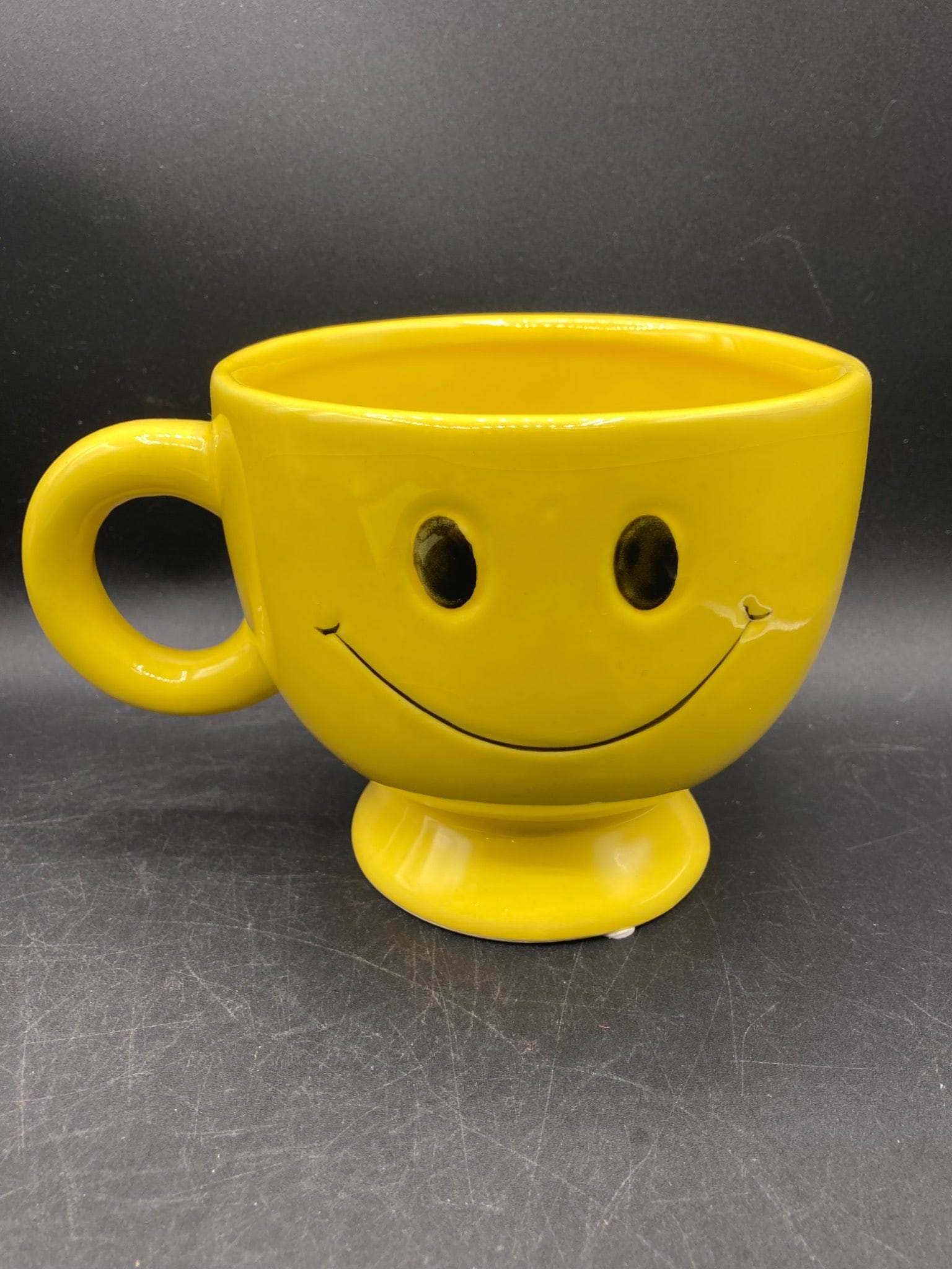 Yellow Smiling Face Coffee Mug (1 of 5)