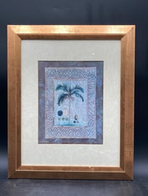 Framed Botanical Palm Tree Artwork Print
