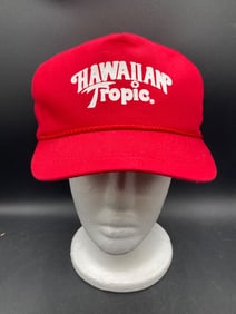Hawaiian Tropic Red Adjustable Hat