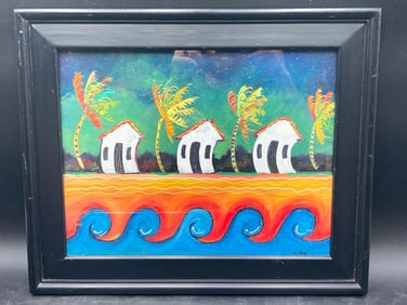 CC Key Art Studios Florida Keys Acrylic Painting