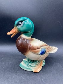 Royal Copley Porcelain Mallard Duck Figure