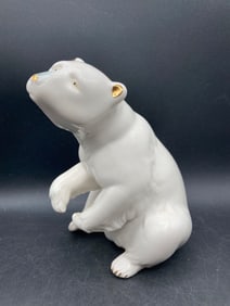 Porcelain Polar Bear Figure