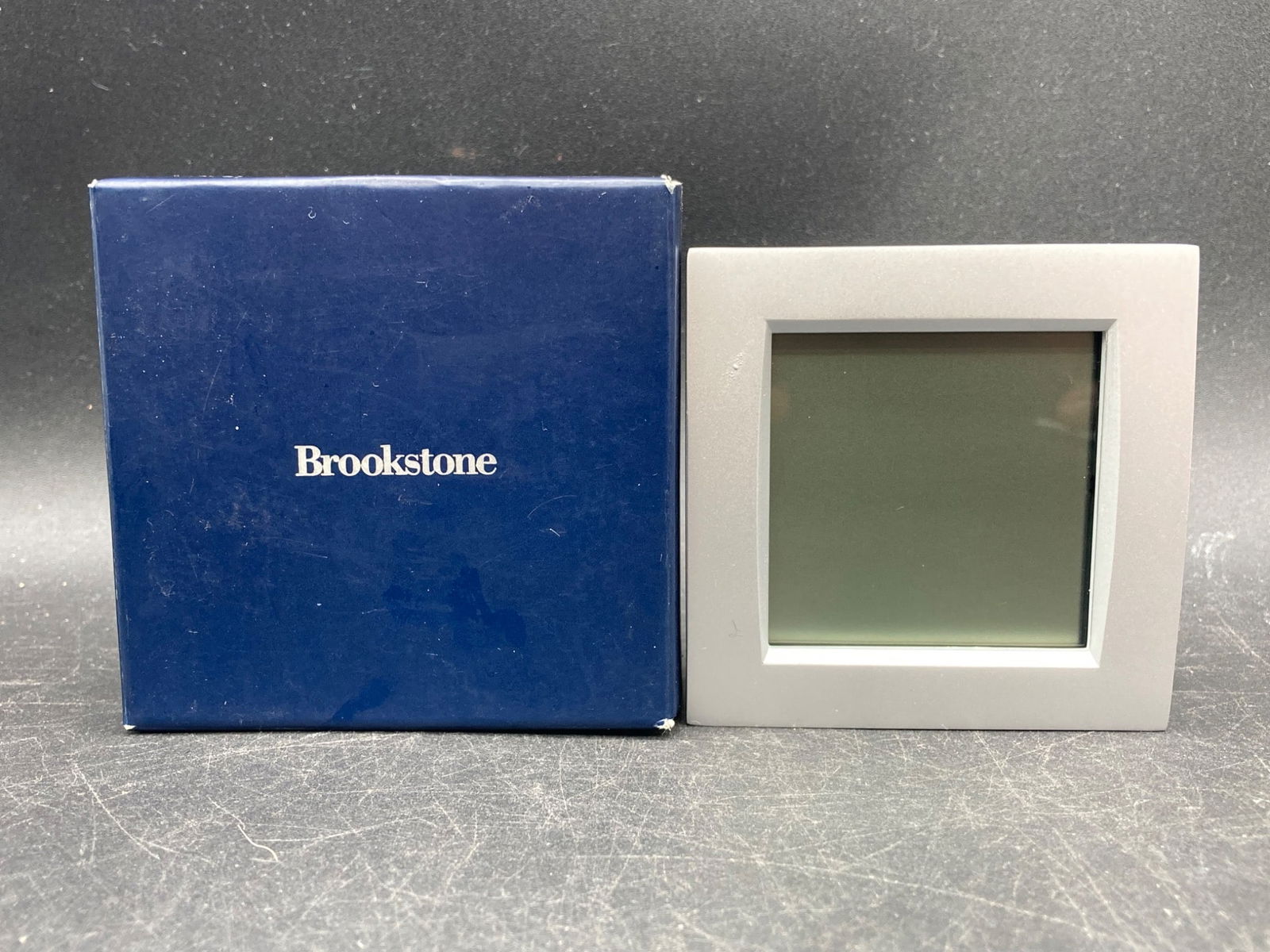 Brookstone Upside Clock, NIB (1 of 5)