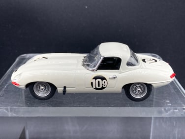 Best Model 1/43 Jaguar E-Type Die Cast with Racing Livery