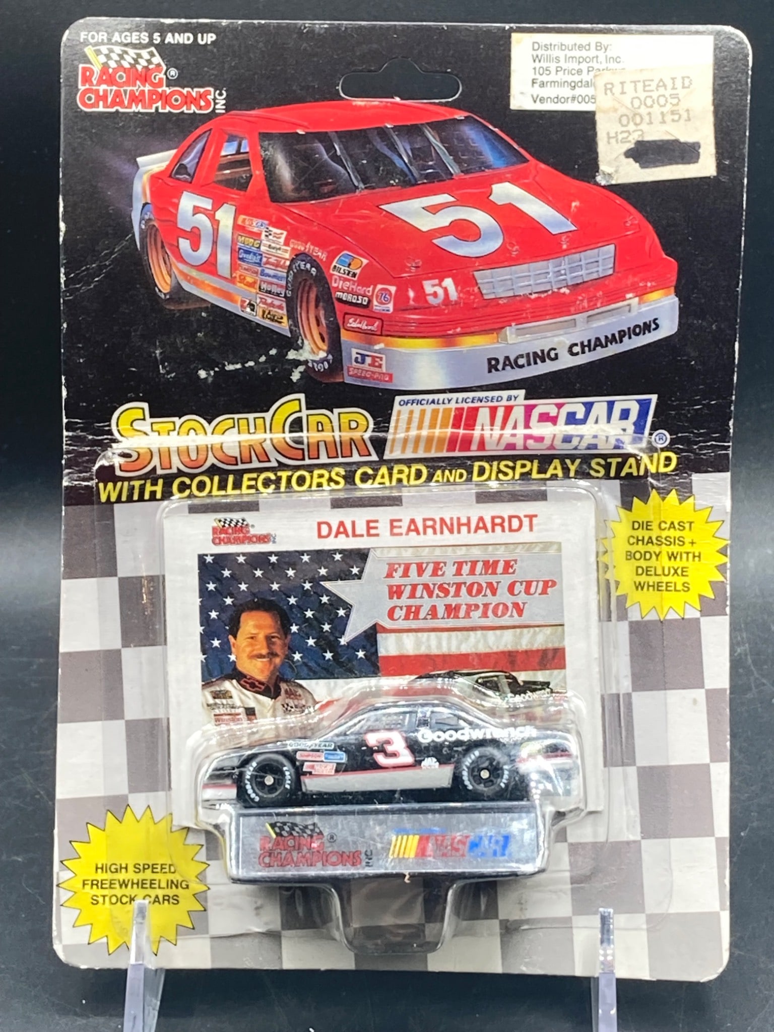 Racing Champions 1:64 NASCAR Dale Earnhardt No. 3 Die-Cast Car (1 of 4)