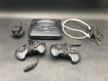 Sega Genesis Model MK-1631 Console with Controllers & TV Input