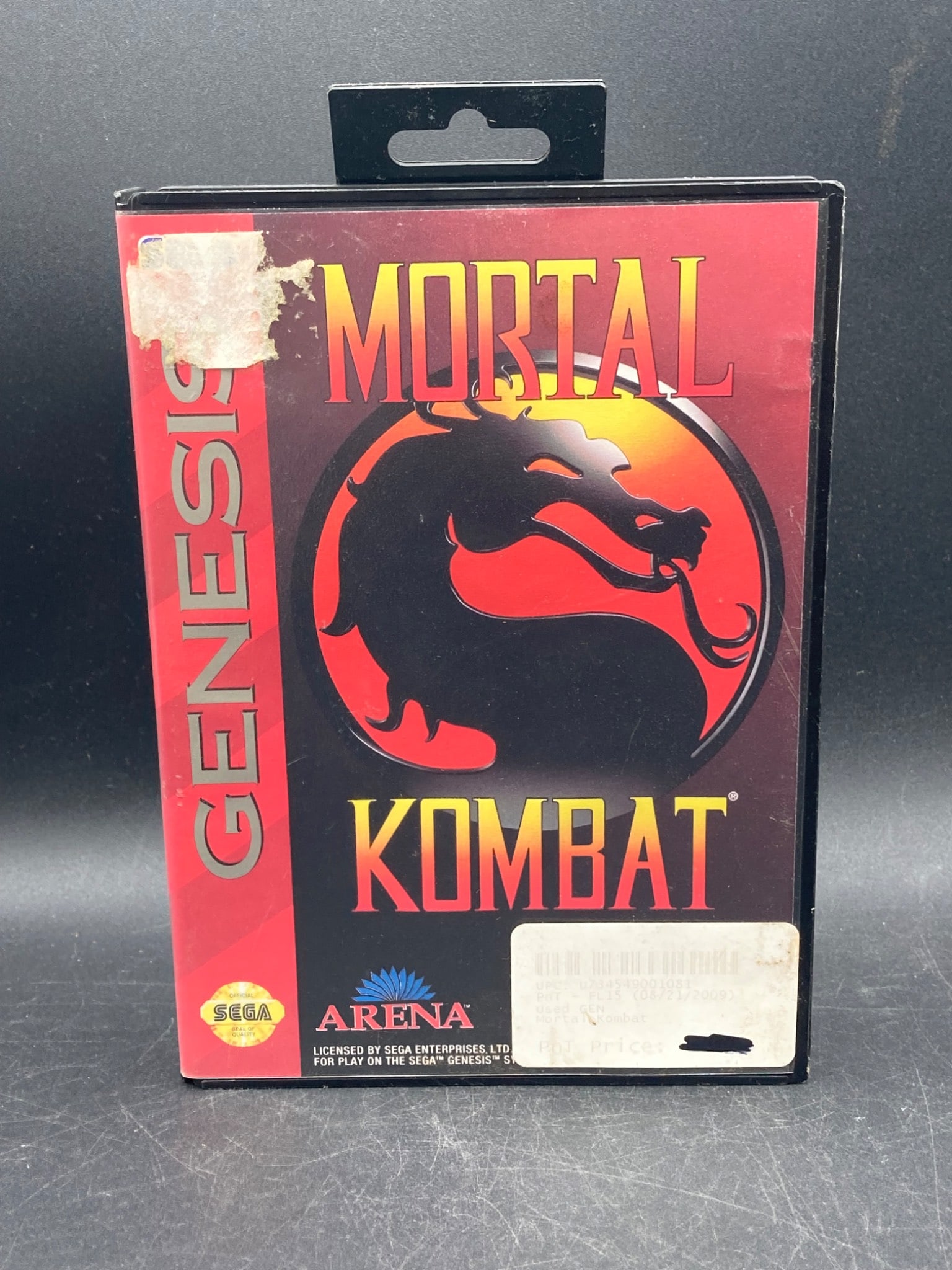 Mortal Kombat Sega Genesis Game with Original Case (1 of 6)