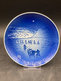 Royal Copenhagen Porcelain B&G Christmas Plate 1972