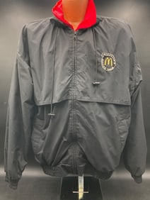McDonald’s Racing Team Black Nylon Jacket, Size XL