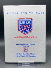 1991 NFL Pro Set Silver Anniversary Super Bowl XXV Collector’s Edition Trading Card Set