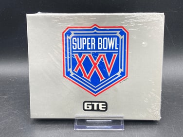 Super Bowl XXV Limited Edition Theme Art Cards by GTE