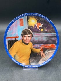 Star Trek Collectible Plate Featuring Chekov by Ernst