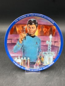 Star Trek Leonard McCoy Limited Edition Collector Plate by Susie Morton
