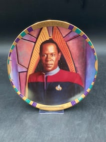 Commander Benjamin Sisko Star Trek Deep Space Nine Collector Plate by Hamilton Collection
