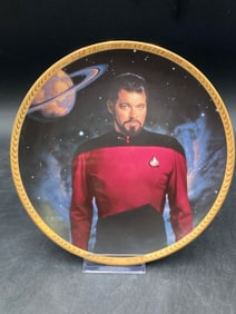 Hamilton Collection Star Trek The Next Generation Commander William T. Riker Plate