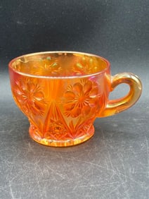 Carnival Glass Marigold Daisies Pattern Tea Cup
