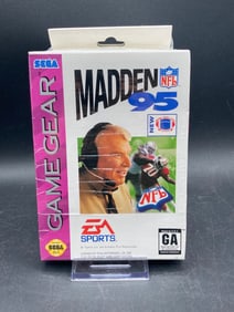 Madden NFL 1995 For Sega Game Gear, Factory Sealed