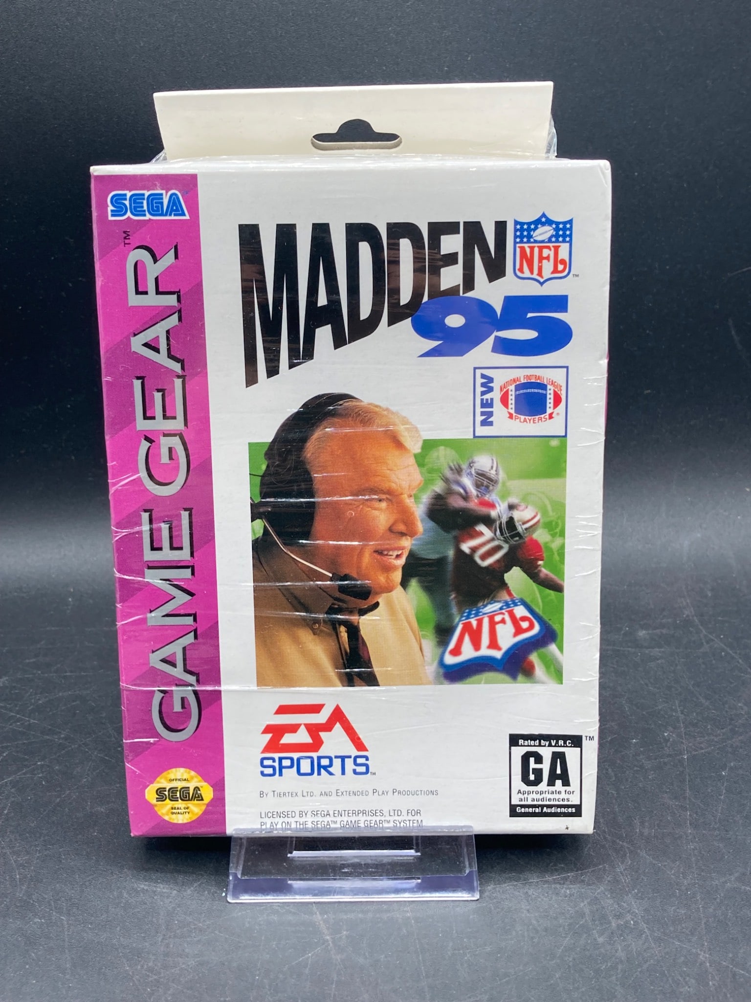 Madden NFL 1995 For Sega Game Gear, Factory Sealed (1 of 3)
