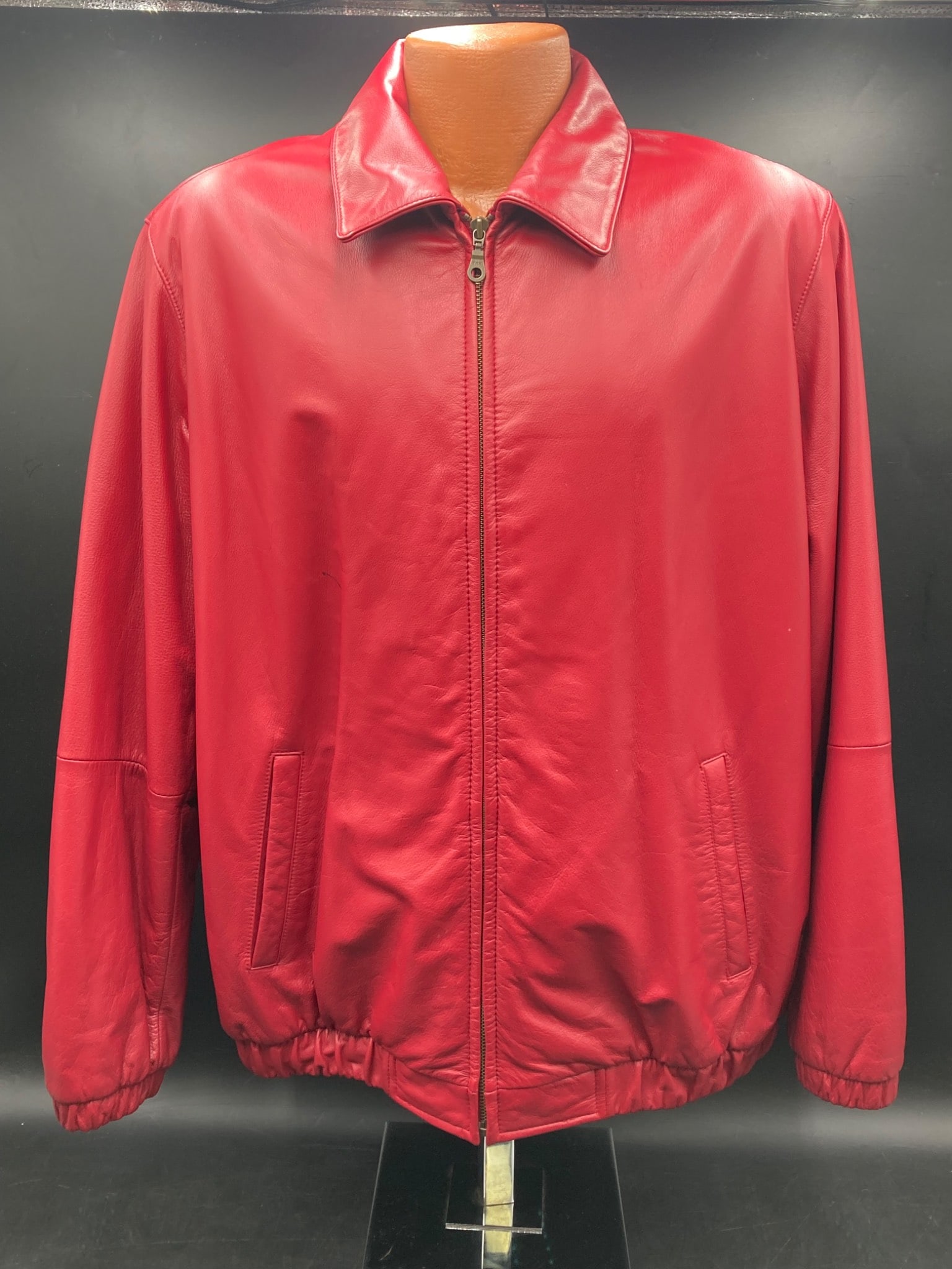 Preston & York Genuine Leather Jacket, Size L (1 of 7)