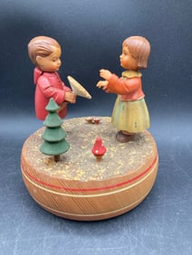 ANRI MCM Wood Music Box ‘Love Story’